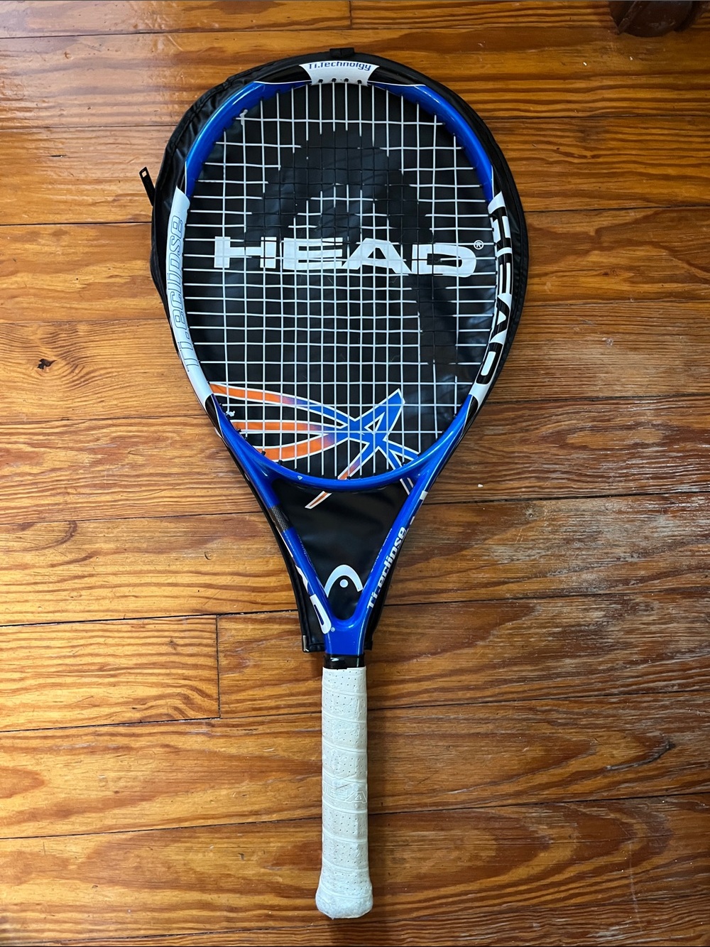 HEAD Ti.Eclipse Titanium Tennis Racquet - Blue & White